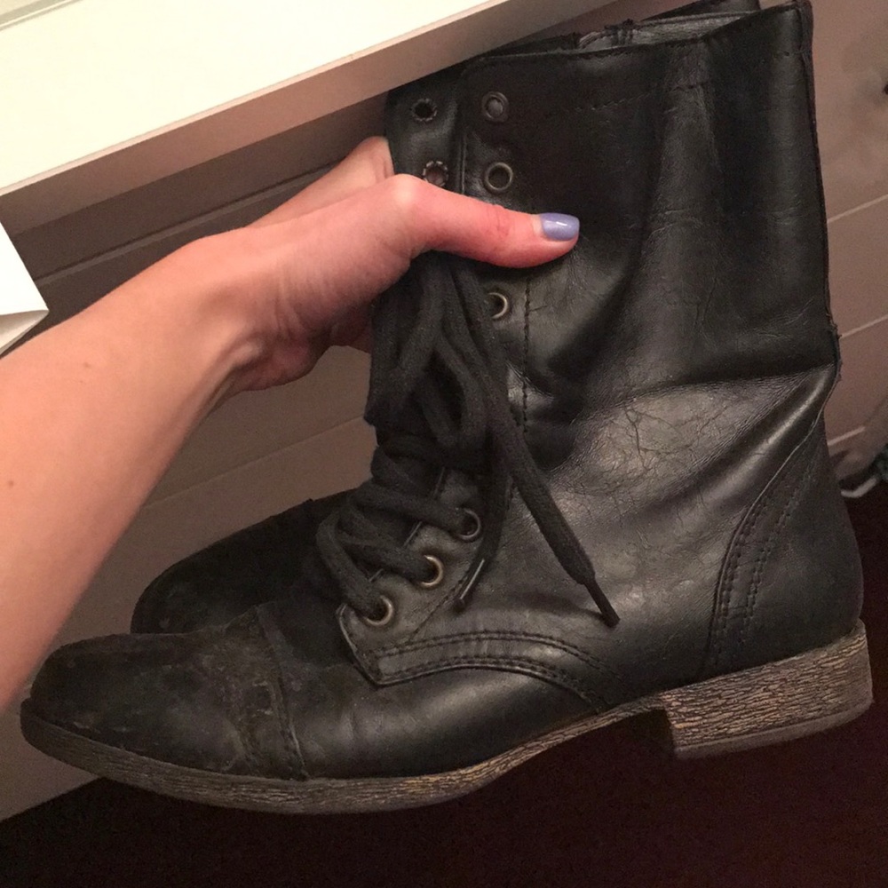 Steve Madden combat boots